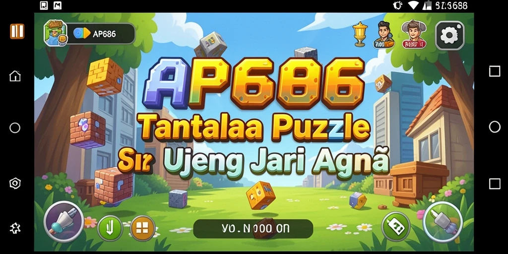 Gameplay puzzle yang menantang dan seru dalam AP686.