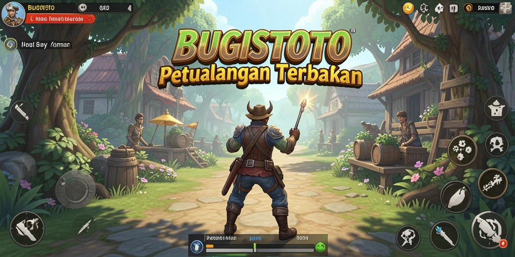 Tampilan menarik dari gameplay Open World BUGISTOTO.