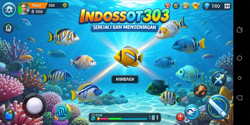 Tampilan gameplay Tembak Ikan yang seru dan menantang di INDOSLOT303.