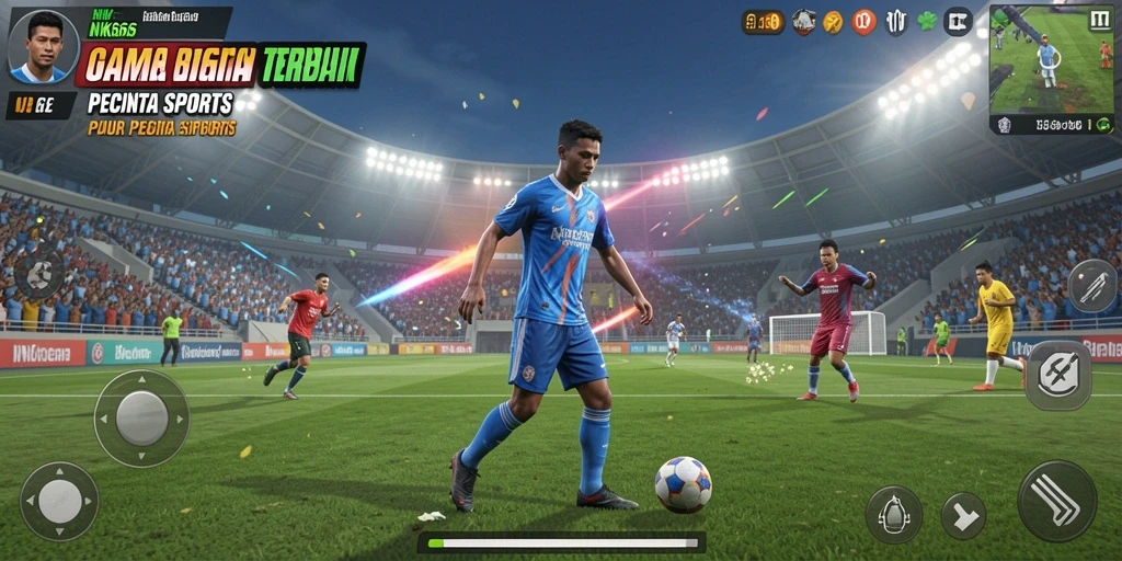 Tampilan menarik dari gameplay olahraga NK666 yang seru.