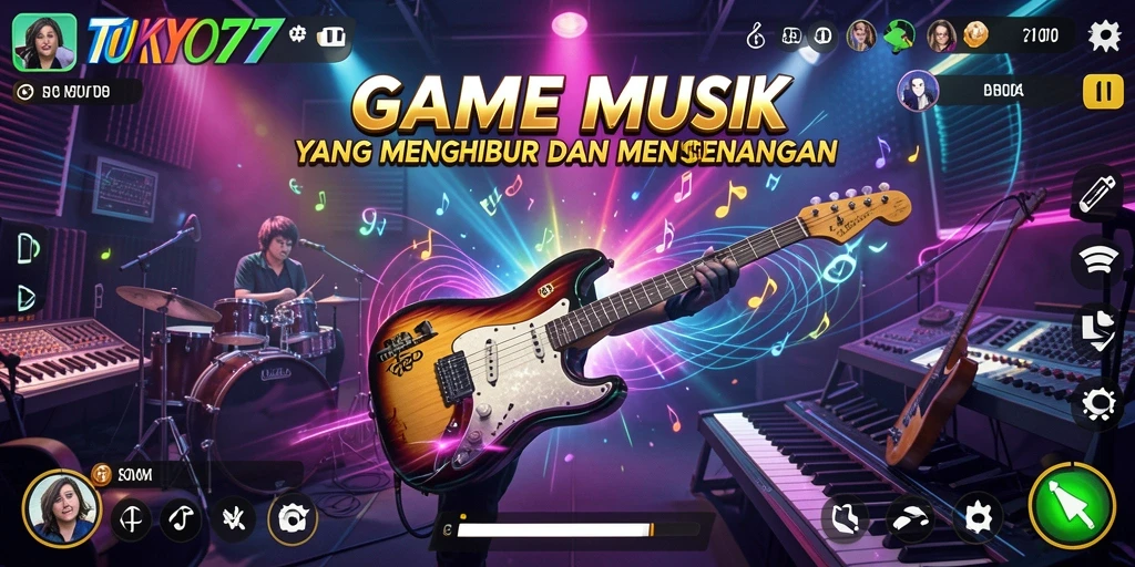 Gameplay seru dan menarik dari TOKYO77 dengan lagu-lagu favorit.